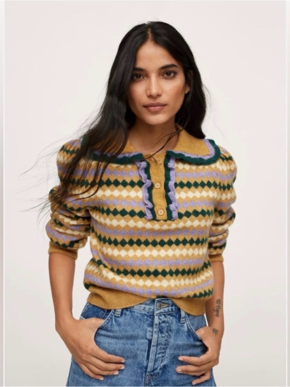 MNG Collard Sweatshirt